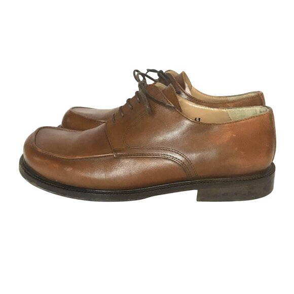 Birkenstock Footprints Handmade Brown Leather Derby Shoes Mens  8/41 (3 OF 3) - Picture 11 of 13